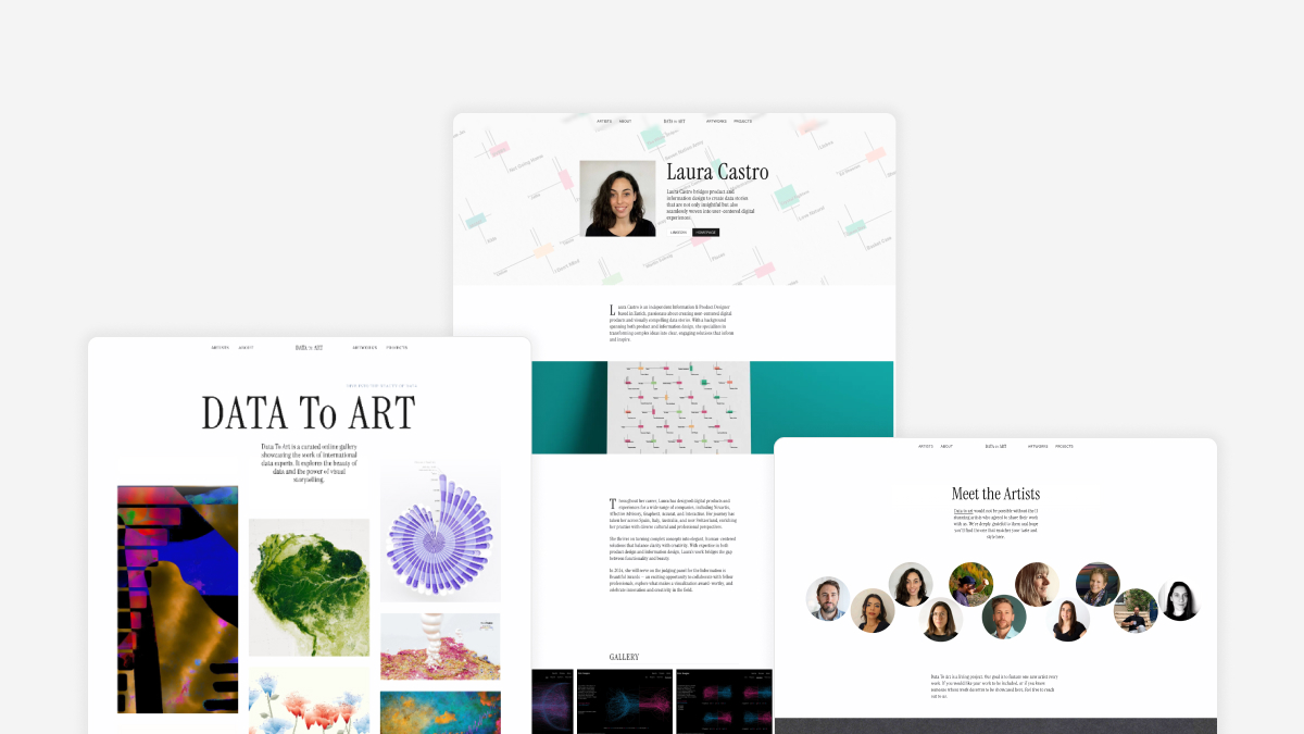 Data-to-Art: My Work Featured in a New Curated Online Gallery